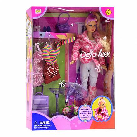 Кукла Defa в наборе с нарядами и аксессуарами, 29 см. 